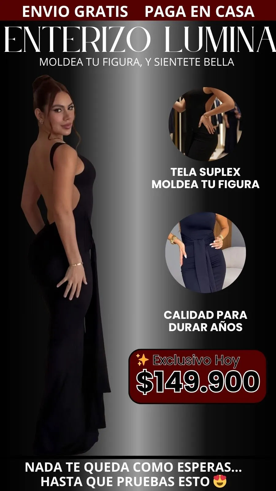 ENTERIZO MOLDEADOR LUMINA